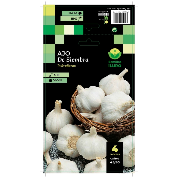 AJO ECO BLANCO DE PEDROÑERAS, 500 GRAMOS