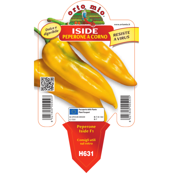 PIMIENTO CUERNO AMARILLO var. ISIDE F1