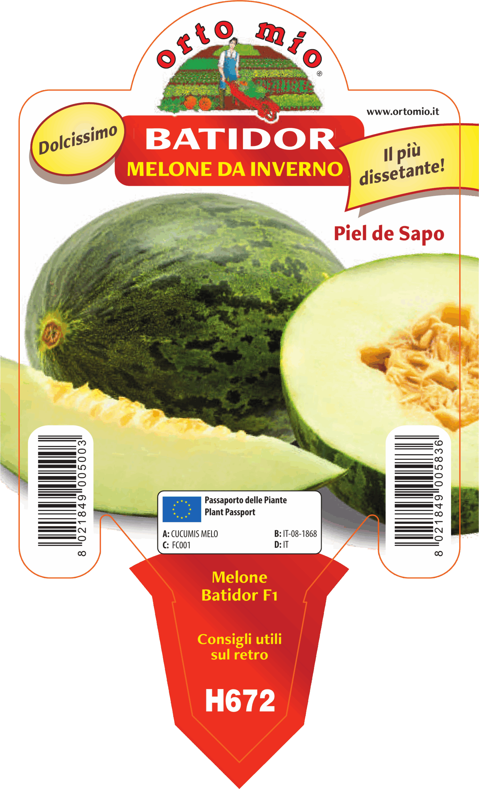 MELON VERDE DE INVIERNO var. MEDELLIN F1 (Ex Batidor)