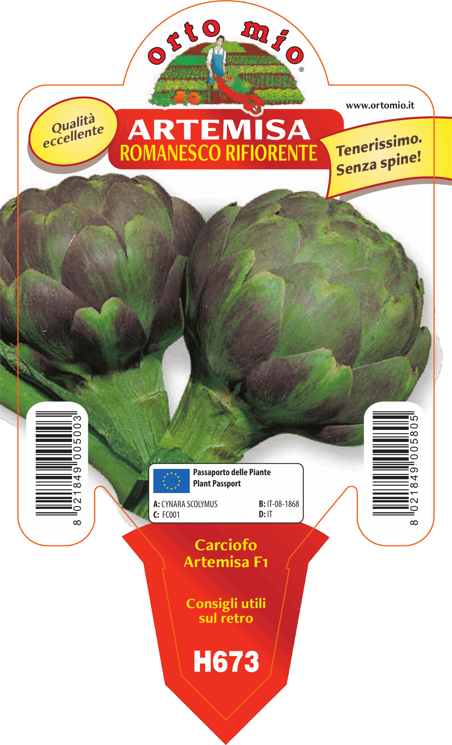 ALCACHOFA VERDE ROMANA var. ARTEMISA F1