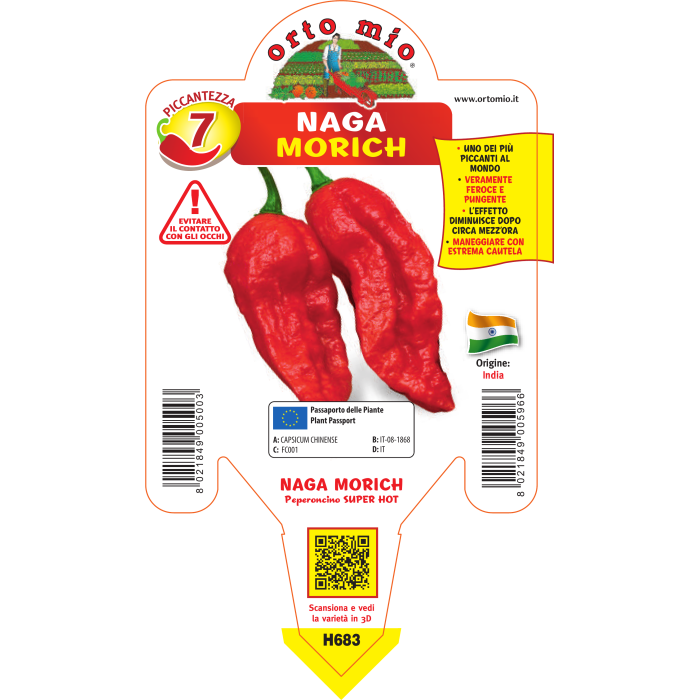 PIMIENTO PICANTE NAGA MORICH ROJO