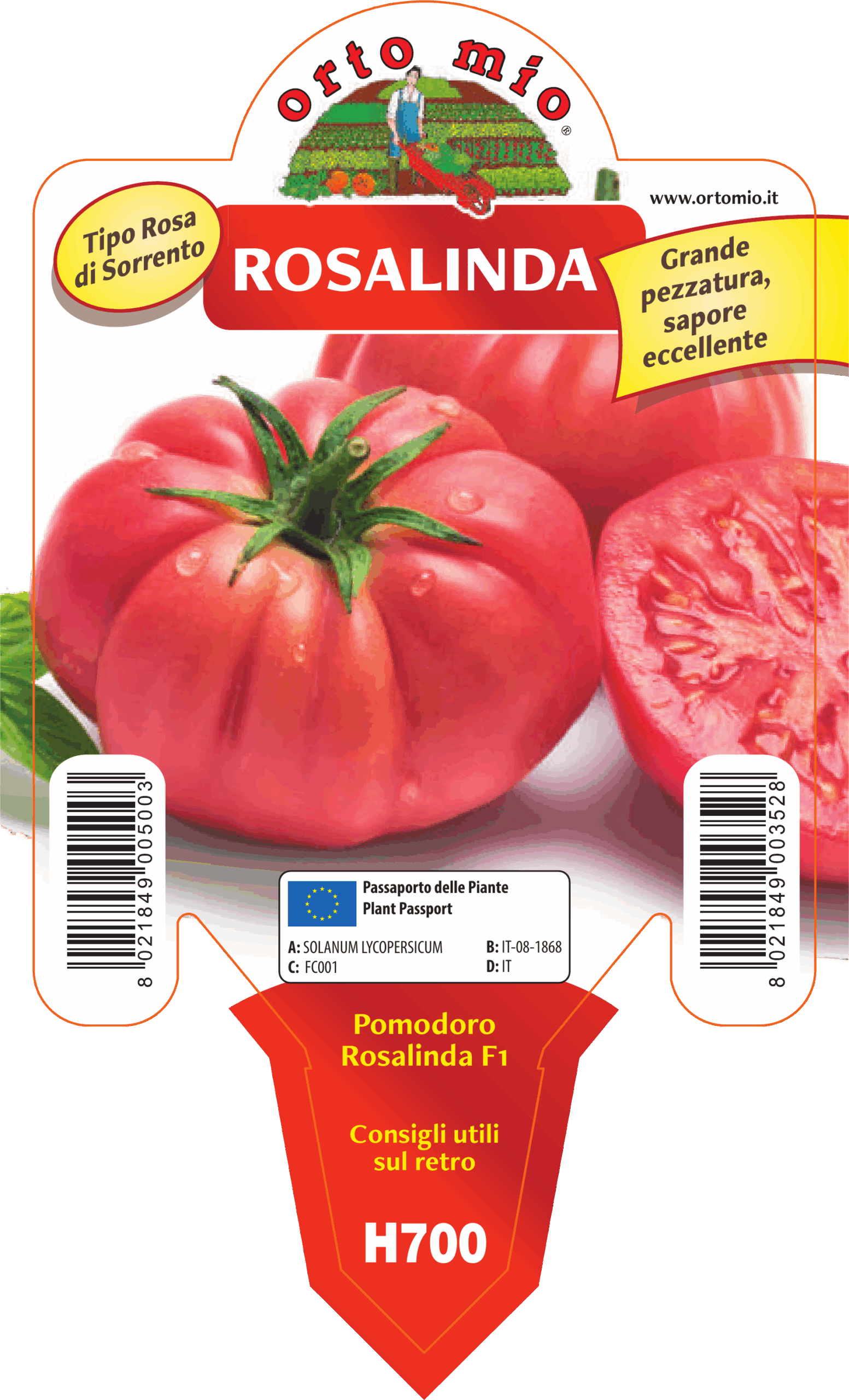 TOMATE ROSA DE SORRENTO var. ROSALINDA F1