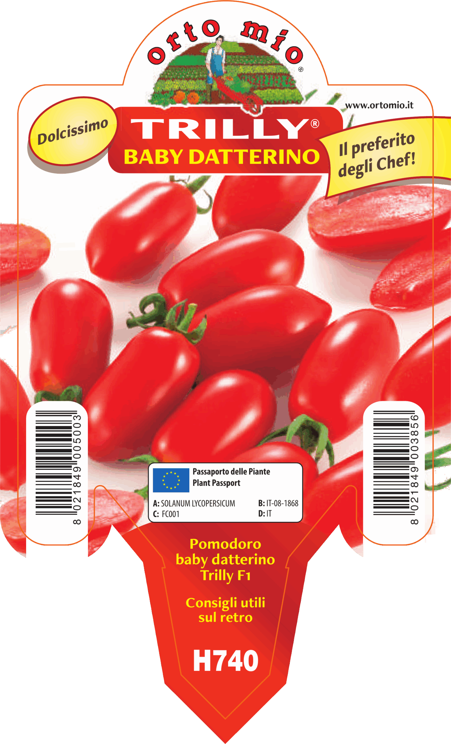 TOMATE ADITALADO BABY var. TRILLY F1
