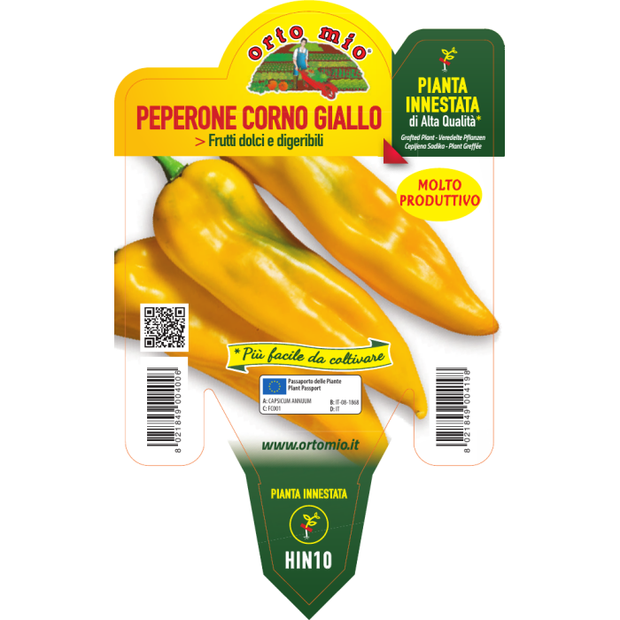 PIMIENTO CUERNO AMARILLO var. ISIDE F1 - Imagen 2