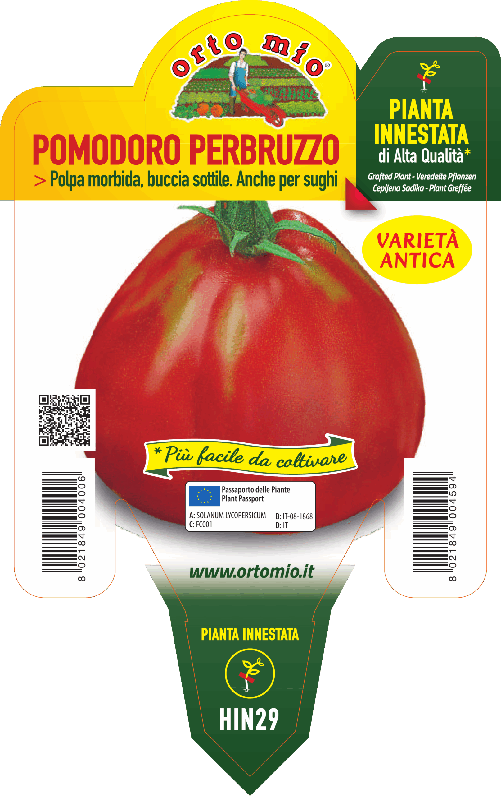 TOMATE PERA D´ABRUZZO var. DEKO F1