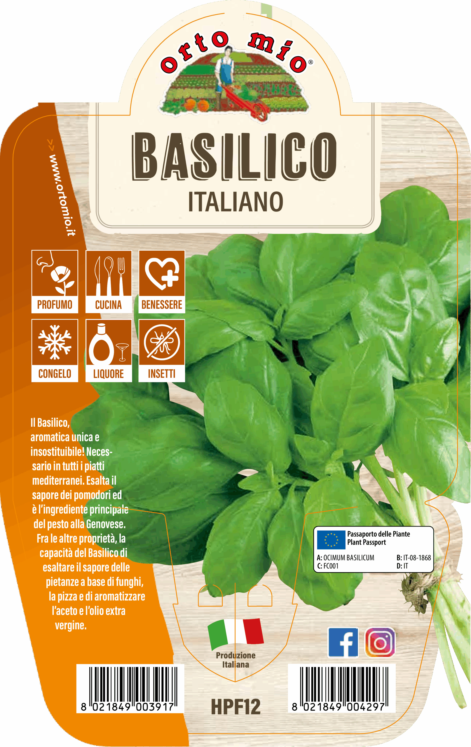 AROMÁTICA ALBAHACA ITALIANA GENOVESE