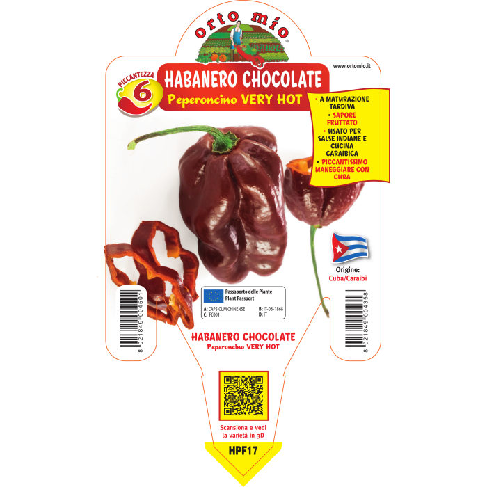PIMIENTO MUY PICANTE HABANERO CHOCOLATE