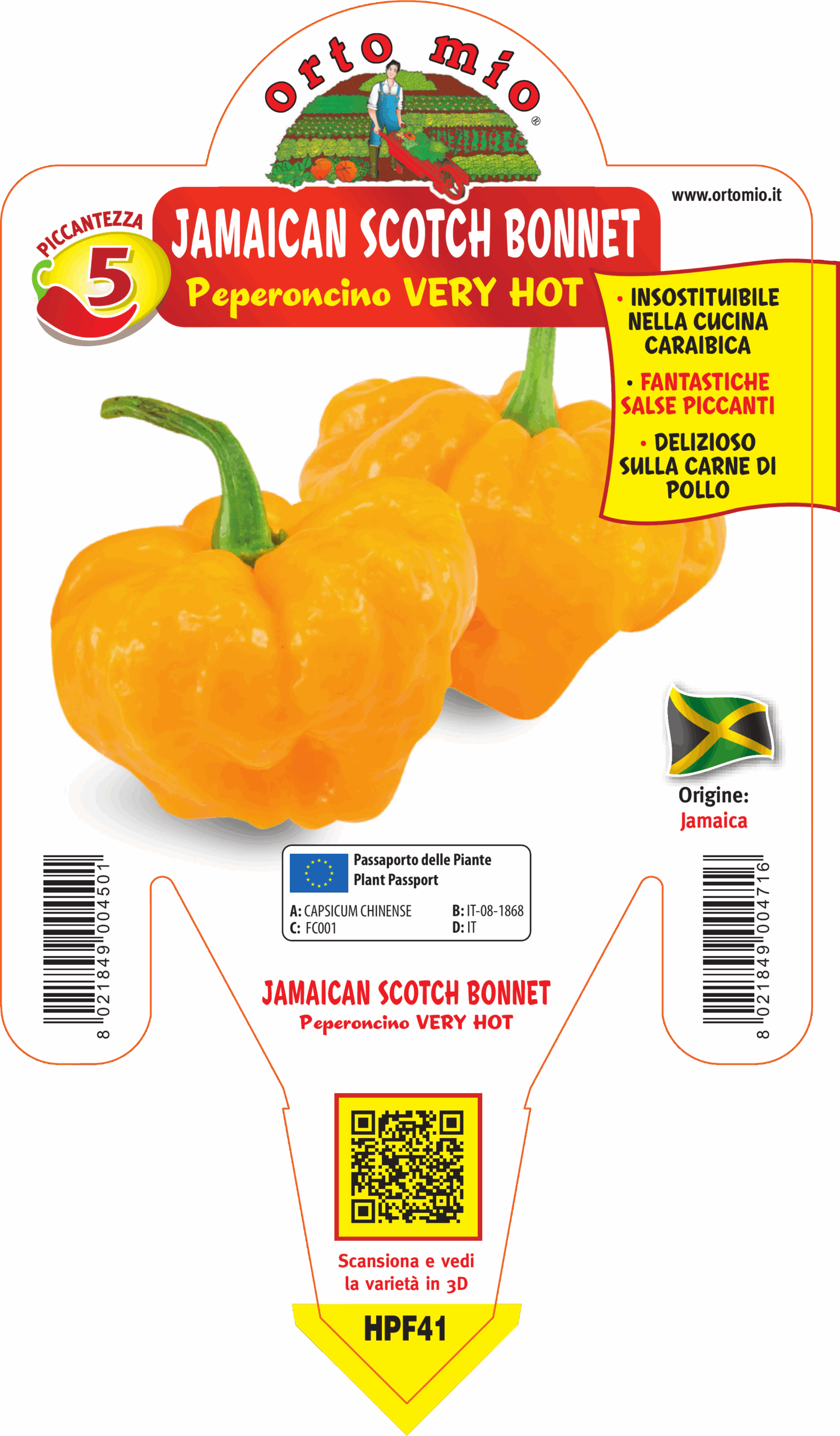 PIMIENTO MUY PICANTE JAMAICAN SCOTCH BONNET