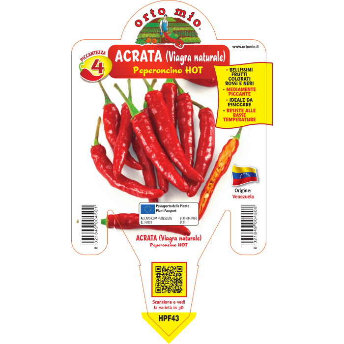 PIMIENTO PICANTE ACRATA O VIAGRA NATURAL