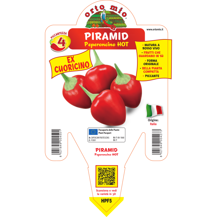 PIMIENTO PICANTE PIRAMIDE (EX CORAZONCITO)