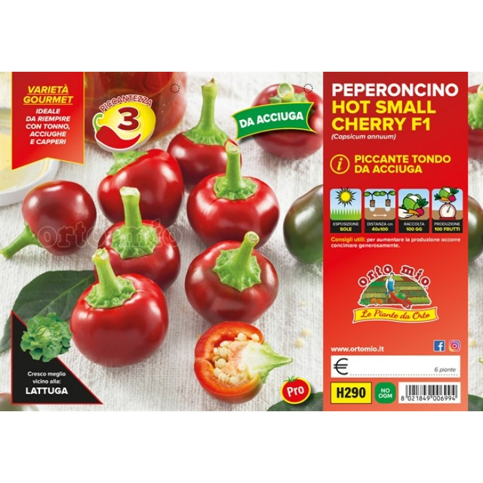 PIMIENTO PICANTE REDONDO CHERRY var. TOPIK F1
