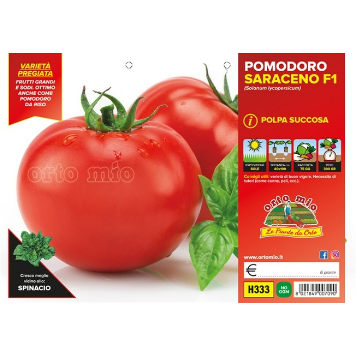 TOMATE REDONDO GRANDE DE MESA SARACENO F1